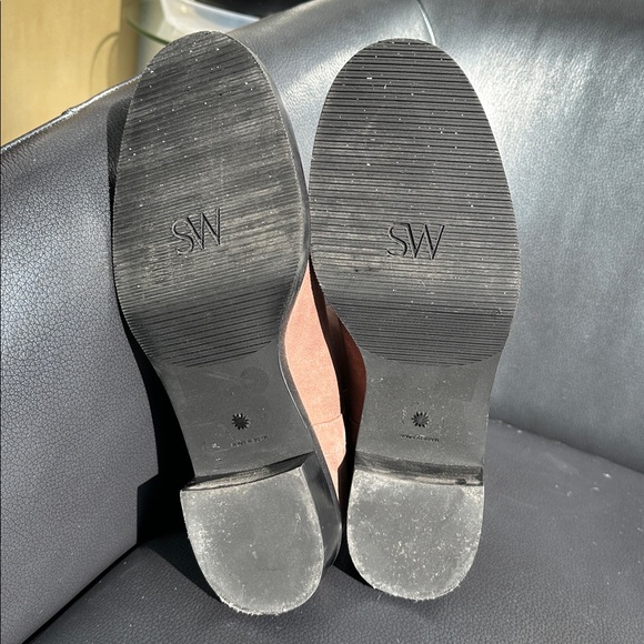 Stuart Weitzman Sadie Ankle Suede Boots - Picture 6 of 7